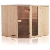 Cabine d'intérieur Épicéa pour les saunas Naturel