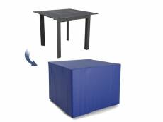 Housse de protection extérieure pour table carrée 90x90x74 cm - ultra résistant