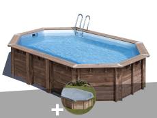 Kit piscine bois Gré Macadamia 6,32 x 3,35 x 1,30