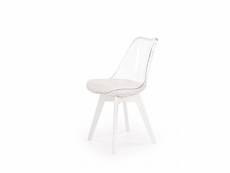 Lot de 2 chaises 48 cm x 83 cm x 50 cm - blanc 3911