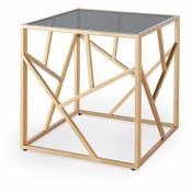 Mobilier Deco - elina - Table basse en verre carrée