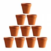 OUNONA 10 Pcs Mini Pots d'argile Terre Cuite Céramique