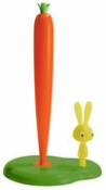 Porte-rouleau essuie-tout Bunny and carrot - Alessi vert en plastique