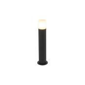 QAZQA odense - Lampe sur pied extérieur - 1 lumière - Ø 11.9 cm - Noir - Moderne - éclairage extérieur - Noir