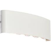 Qazqa - silly - led Applique murale - 10 lumière - l 27 cm - Blanc - Moderne - éclairage extérieur - Blanc