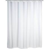 Rideau de douche blanc Uni, rideau de douche 180x200
