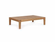 Table basse en bois de style naturel 120x80 cm