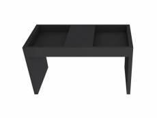 Table basse rectangle 68 cm noire 30050.1.042T