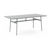 Table grise 180x90 Union Grey - Normann Copenhagen