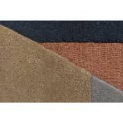 Tapis moderne en laine graphique multicolore Alwyn Multicolore 120x170 - Multicolore