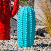 Wanda Collection - Statue cactus jardin deco bleu 30