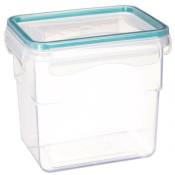 Boîte de conservation plastique clipeat 0,97l - Transparent et bleu - 5five