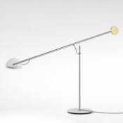 Lampe de table Copérnica / H 60 cm - Marset gris en métal