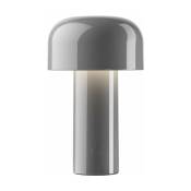 Lampe de table rechargeable design gris Bellhop - Flos