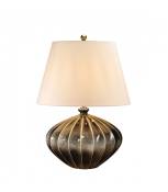 Lampe de table Rib Pumpkin Marron et noir 63 Cm