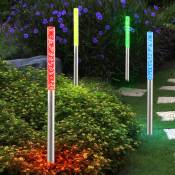Lot de 6 lampes solaires led Sphère Design Jardin extérieur Chemin Bar Lampes éclairage Broche terre