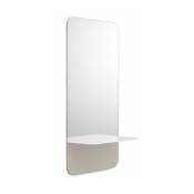 Miroir mural vertical blanc Horizon blanc - Normann