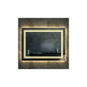 Miroir Salle de Bain Lumineux - 90 x 70 cm