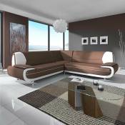 Mobilier Deco - muza - Canapé d'angle design en simili