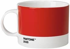 PANTONE Tea Cup, tea / coffee mug, fine china (ceramic), 475 ml, red