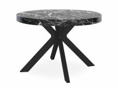 Paris prix - table ronde extensible "zefane" 110-260cm