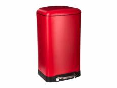 Poubelle "ariane" 30 litres atmosphéra - rouge