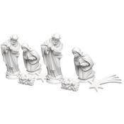 Rayher 8619600 Figurines de Crèche Famille Sainte