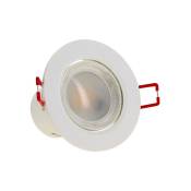 Spot Encastrable LED Intégré - blanc chaud + RVB - Orientable - cons. 6,8W (eq. 40W) - 345 lumens