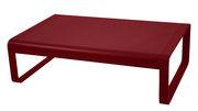 Table basse Bellevie / Aluminium - 103 x 75 cm - Fermob rouge en métal