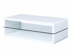 Table Basse XONO Moderne Blanc Laqué
