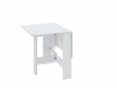 Table pliable juno blanc 104cm JUNOBL