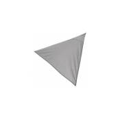 Toile ombrage triangulaire gris - 300x300x300cm - Gris