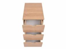 Vidaxl meuble à tiroirs 33 x 45 x 60 cm chêne 245725