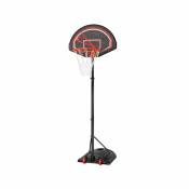 Yaheetech - Panier de Basket sur Pied Extérieur/Intérieur Panier de Basket-Ball Mobile Portable Hauteur Réglable 170 cm à 230 cm, Base de Lestage