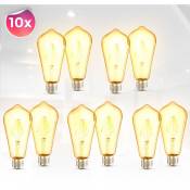 10x Ampoules led Filament Vintage Lampe industrielle