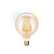 Ampoule led à filament ambré Globe 125 mm E27 806Lm