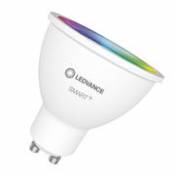 Ampoule LED GU10 Smart+ / LOT de 3 - - Multicolore RGBW / 4,9W=50W - WiFi / Variable - Ledvance transparent en verre