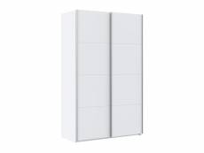Armoire 2 portes coulissantes en bois blanc - ar17026