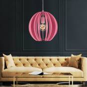 Etc-shop - Plafonnier lampe pendule rose design éclairage