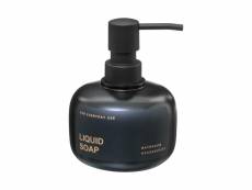 Five - distributeur à savon en polyrésine noir collection black