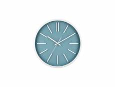 Horloge soho bleu ardoise et blanche