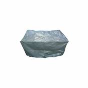 Housse de protection pour barbecue rectangulaire - Argent - 125x70x70 cm