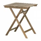 Ikea ASKHOLMEN Table Gris/marron 60 x 62 cm