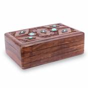 Kavatza Original Stones Box KAVATZA - Boite à rouler décorée en bois Ornemental