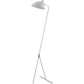 Lampadaire lampe de salon sur pied blanc doré Delicata VN-L00043-EU - Blanc