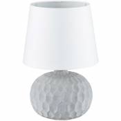 Lampe de table socle en ciment gris lampe de chevet