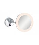 Miroir LED salle de bain Lily Chrome 1 ampoule 20cm