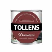 Peinture Tollens premium murs boiseries et radiateurs moderne bordeaux satin 0 75L