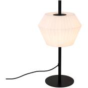 Qazqa - robbert - Lampe de table - 1 lumière - ø 32.9 cm - Blanc - Moderne - éclairage extérieur - Blanc