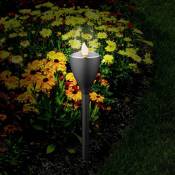 Sygonix - Lampe de jardin led SY-4674430 jeu de 5 led 0.05 w blanc chaud noir